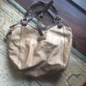 Leather Lucky Brand Tote
